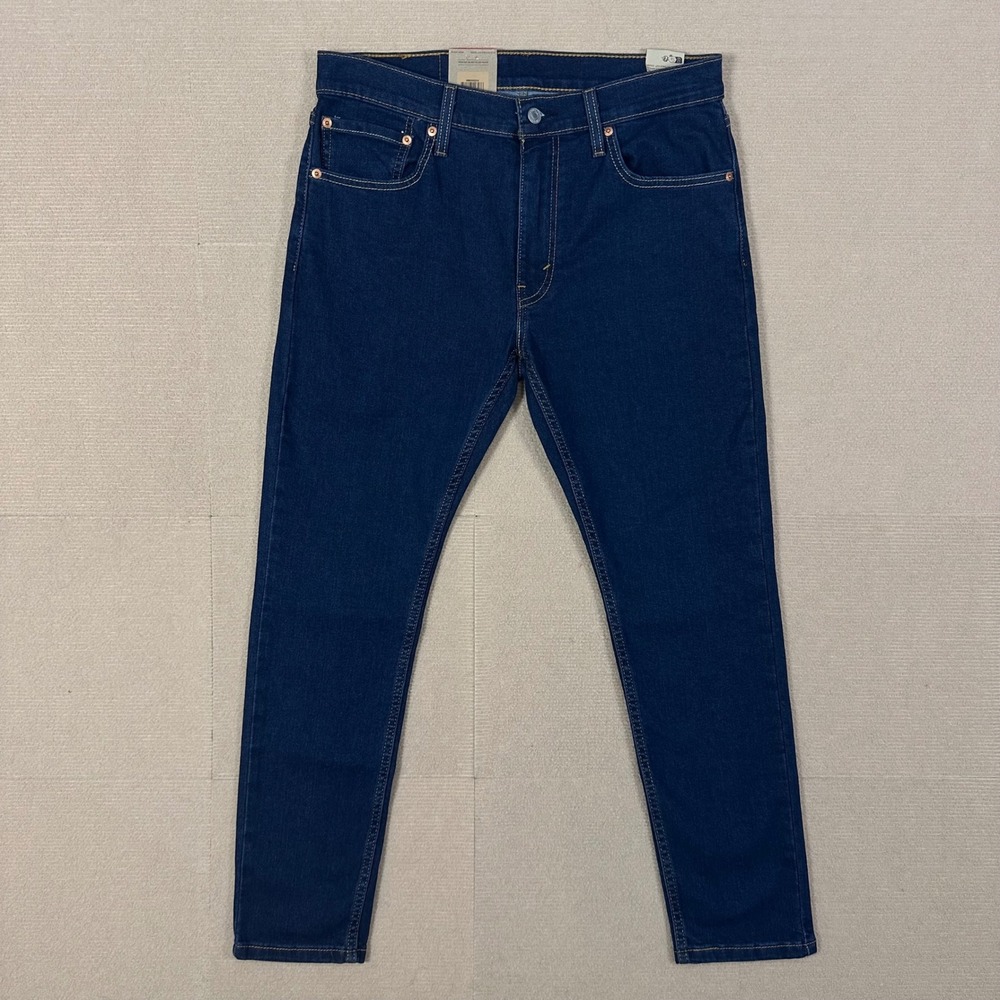 Levi's 512 Jeans NWT Mens 32x29 Slim Taper Dark Wash Stretch Denim (Tag 32x30)